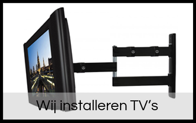 foto die laat zien dat wij uw tv en beugels installeren en 